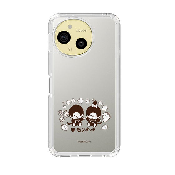 スリムプロテクションケース［ モンチッチ - モノトーン ］