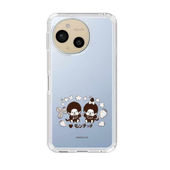 スリムプロテクションケース［ モンチッチ - モノトーン ］