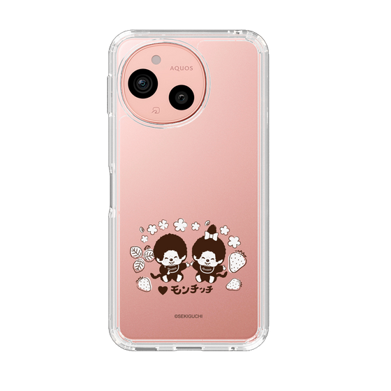 スリムプロテクションケース［ モンチッチ - モノトーン ］