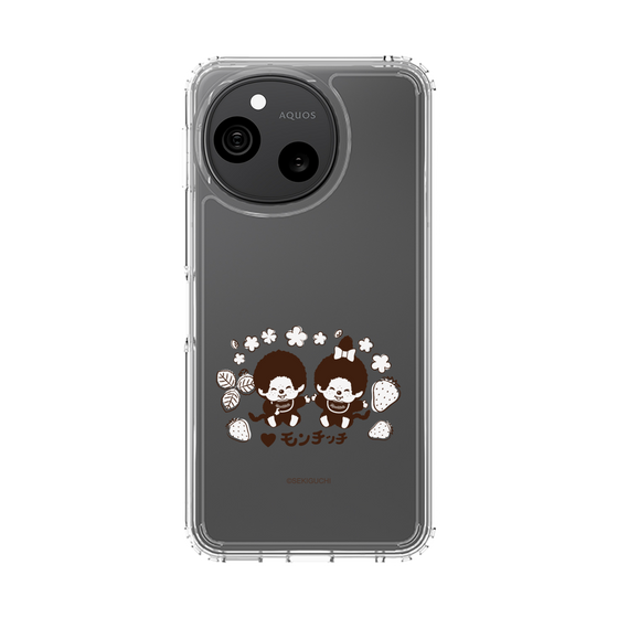 スリムプロテクションケース［ モンチッチ - モノトーン ］