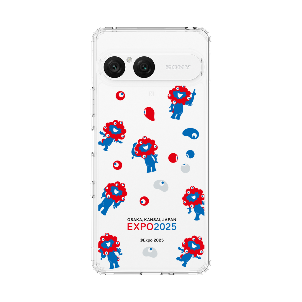 スリムプロテクションケース for SONY Xperia 10 VII［ Expo2025 大阪・関西万博 - ミャクミャクがいっぱい ］
