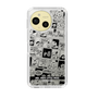 スリムプロテクションケース［ Mr. Men Little Miss - モノトーン ］