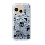スリムプロテクションケース［ Mr. Men Little Miss - モノトーン ］