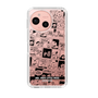 スリムプロテクションケース［ Mr. Men Little Miss - モノトーン ］