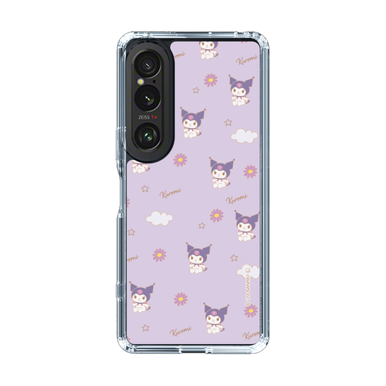 スリムプロテクションケース［ クロミ - リボン - ガーリーフラワー ］
