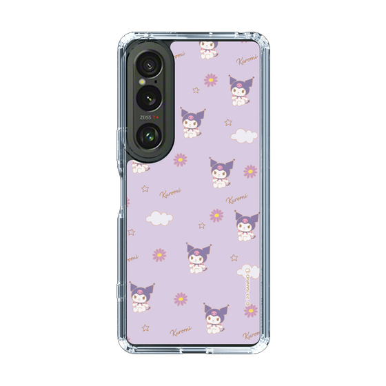 スリムプロテクションケース［ クロミ - リボン - ガーリーフラワー ］