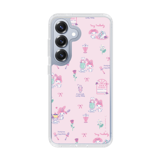 スリムプロテクションケース［ マイメロディ - リボン - カフェ ］