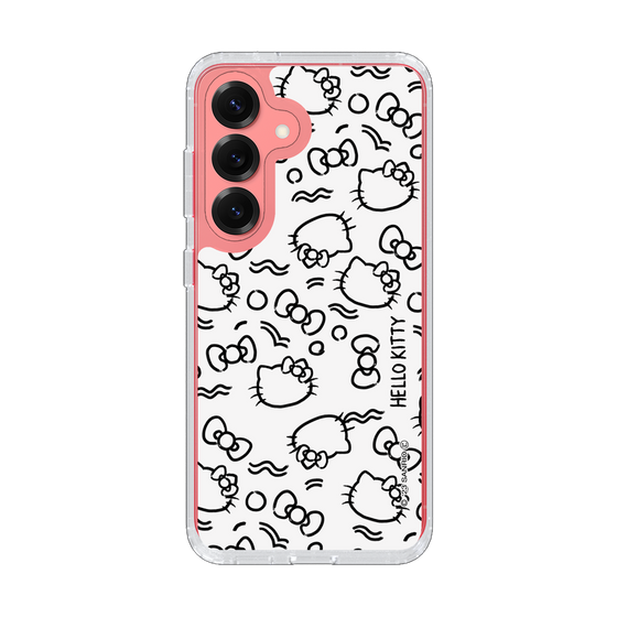 スリムプロテクションケース［ ハローキティ - リボン - モノトーン ］