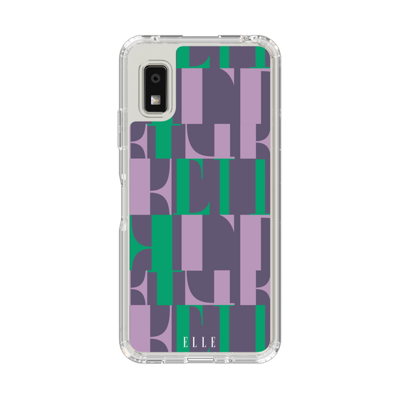 スリムプロテクションケース［ ELLE - カットロゴ - ウィンター ］