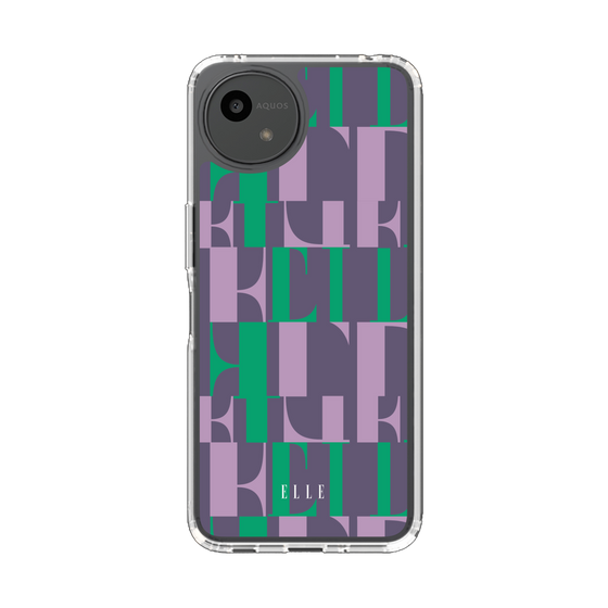 スリムプロテクションケース［ ELLE - カットロゴ - ウィンター ］