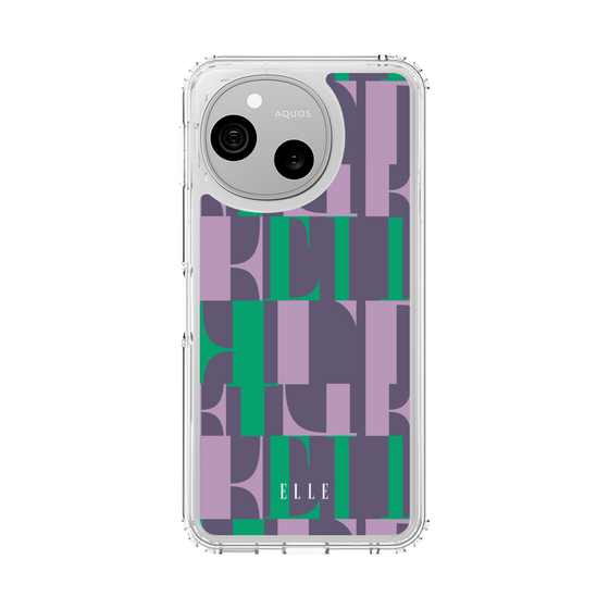 スリムプロテクションケース［ ELLE - カットロゴ - ウィンター ］