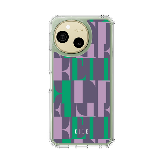 スリムプロテクションケース［ ELLE - カットロゴ - ウィンター ］