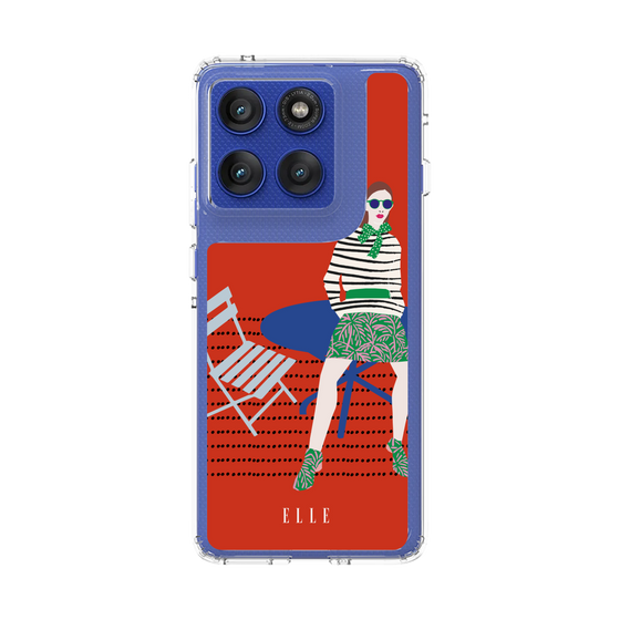 スリムプロテクションケース［ ELLE - パリジェンヌ - レッド ］