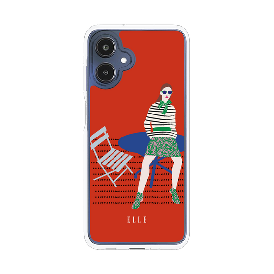 スリムプロテクションケース［ ELLE - パリジェンヌ - レッド ］