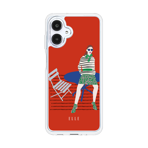 スリムプロテクションケース［ ELLE - パリジェンヌ - レッド ］