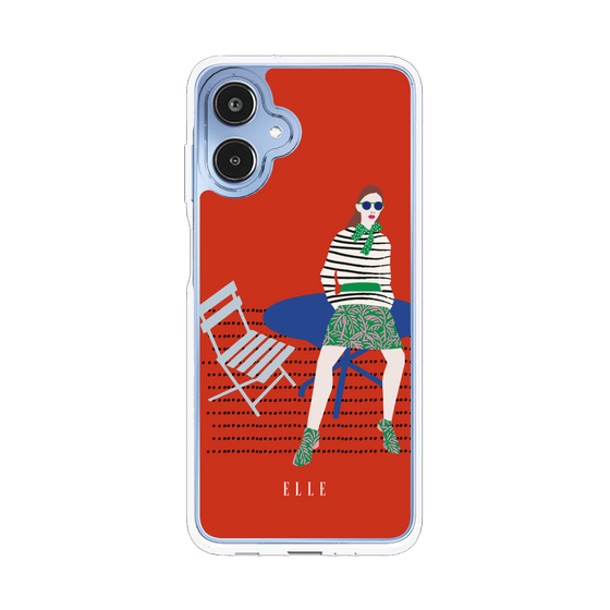 スリムプロテクションケース［ ELLE - パリジェンヌ - レッド ］
