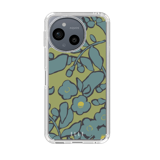 スリムプロテクションケース［ ELLE - ボタニカル ］