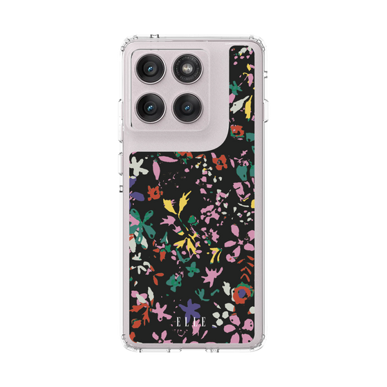 スリムプロテクションケース［ ELLE - フラワー - 冬 ］