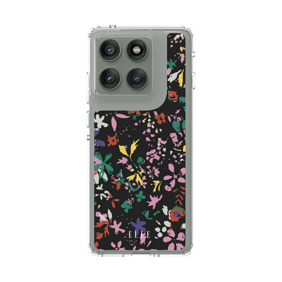 スリムプロテクションケース［ ELLE - フラワー - 冬 ］