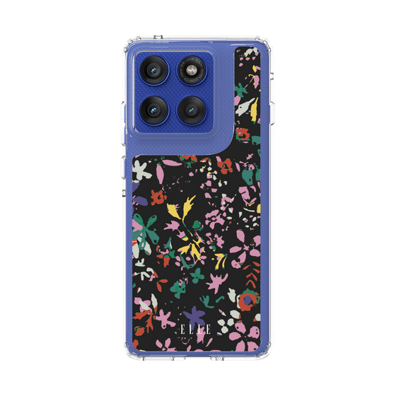 スリムプロテクションケース［ ELLE - フラワー - 冬 ］