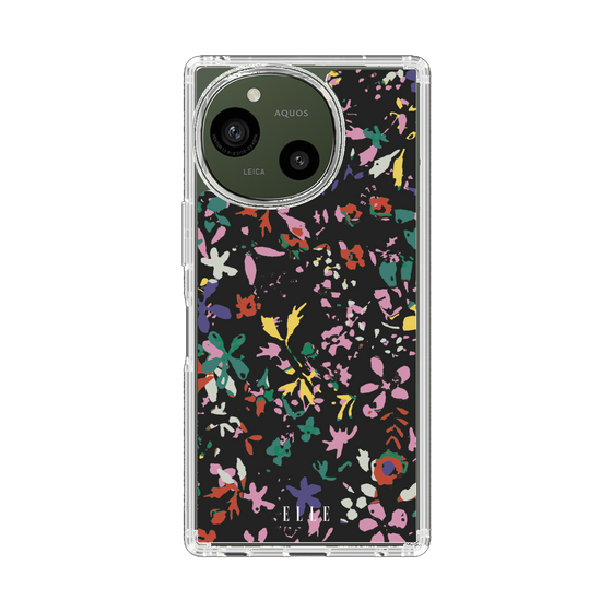 スリムプロテクションケース［ ELLE - フラワー - 冬 ］