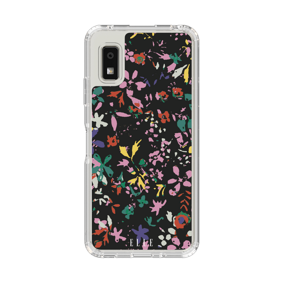 スリムプロテクションケース［ ELLE - フラワー - 冬 ］