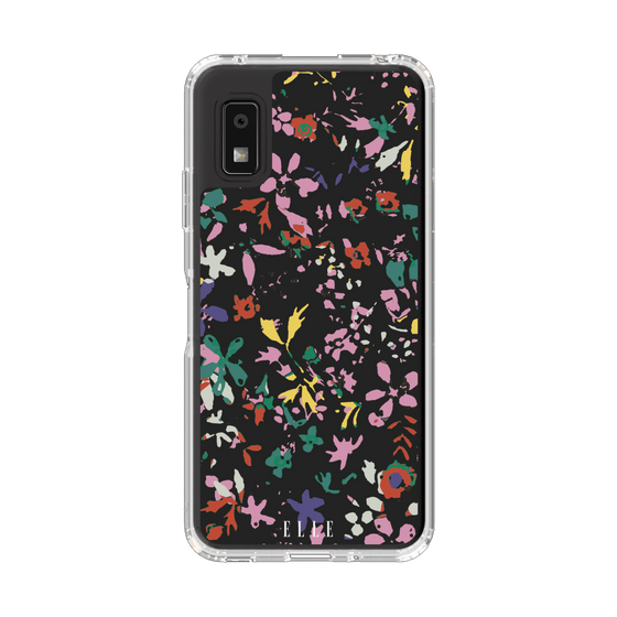 スリムプロテクションケース［ ELLE - フラワー - 冬 ］