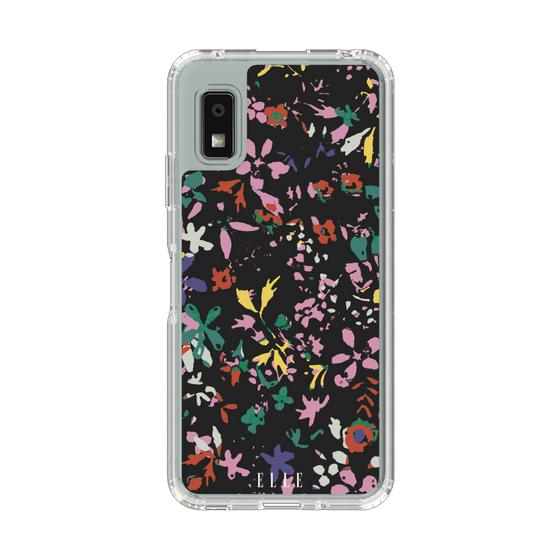 スリムプロテクションケース［ ELLE - フラワー - 冬 ］