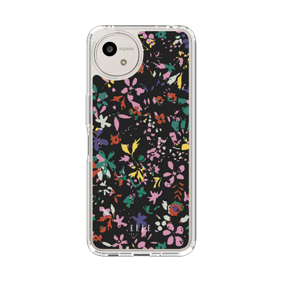 スリムプロテクションケース［ ELLE - フラワー - 冬 ］