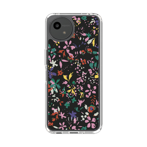 スリムプロテクションケース［ ELLE - フラワー - 冬 ］