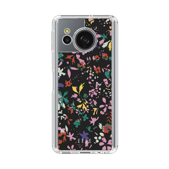 スリムプロテクションケース［ ELLE - フラワー - 冬 ］