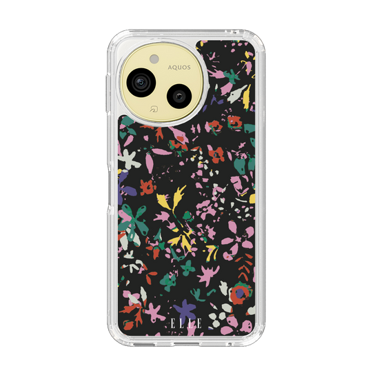 スリムプロテクションケース［ ELLE - フラワー - 冬 ］