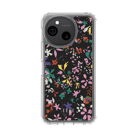 スリムプロテクションケース［ ELLE - フラワー - 冬 ］