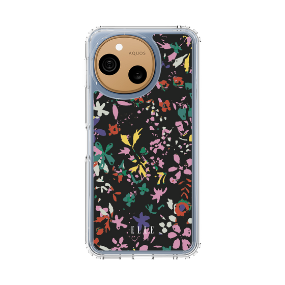 スリムプロテクションケース［ ELLE - フラワー - 冬 ］