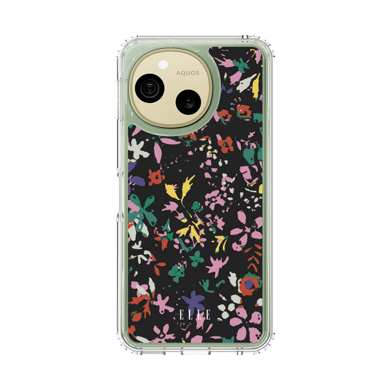 スリムプロテクションケース［ ELLE - フラワー - 冬 ］