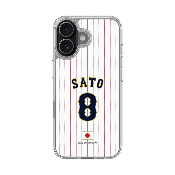 スリムプロテクションケース［ 侍ジャパン - ホーム #8 SATO ］