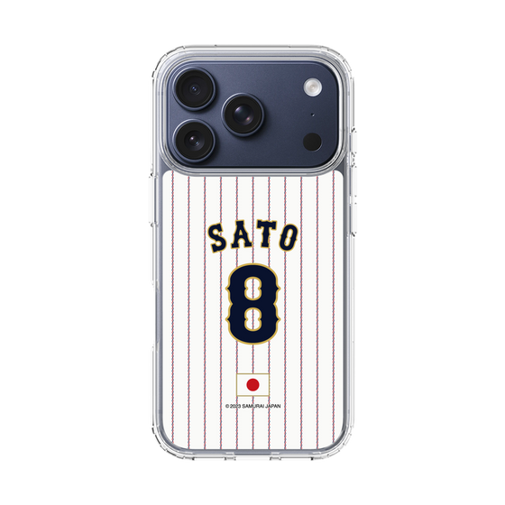 スリムプロテクションケース［ 侍ジャパン - ホーム #8 SATO ］