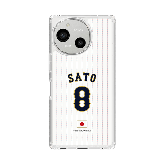 スリムプロテクションケース［ 侍ジャパン - ホーム #8 SATO ］