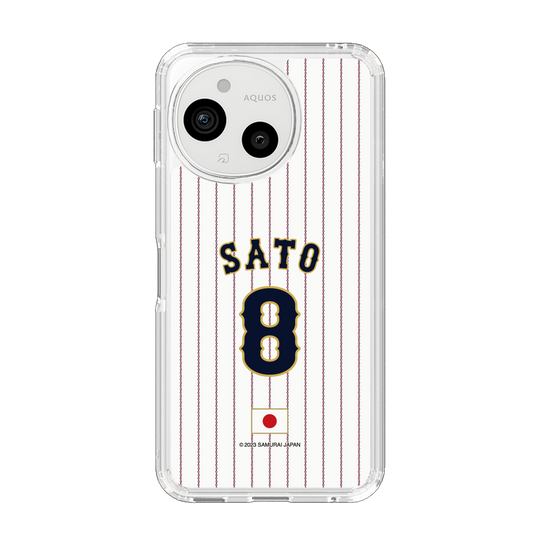 スリムプロテクションケース［ 侍ジャパン - ホーム #8 SATO ］