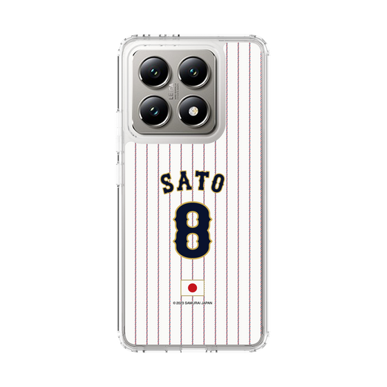 スリムプロテクションケース［ 侍ジャパン - ホーム #8 SATO ］