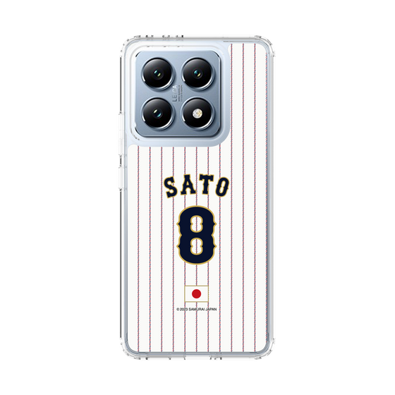 スリムプロテクションケース［ 侍ジャパン - ホーム #8 SATO ］