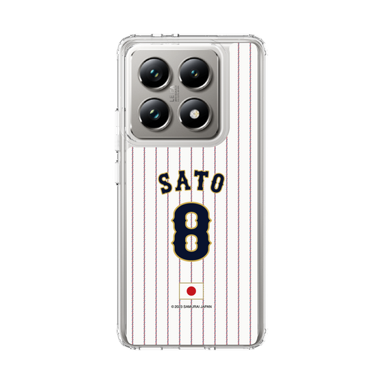 スリムプロテクションケース［ 侍ジャパン - ホーム #8 SATO ］