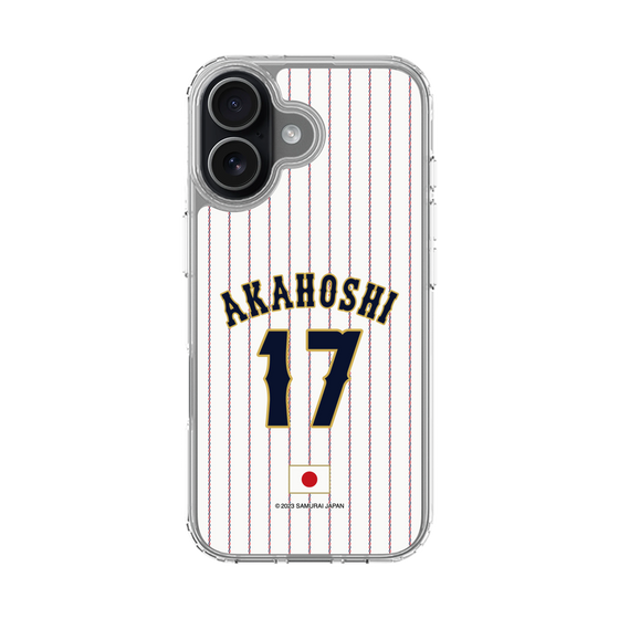スリムプロテクションケース［ 侍ジャパン - ホーム #17 AKAHOSHI ］