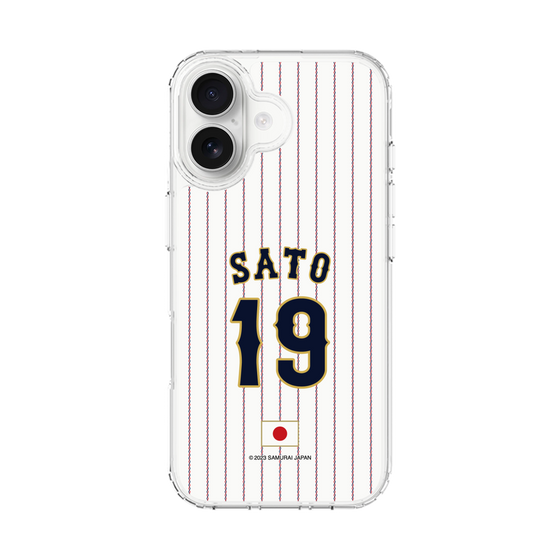 スリムプロテクションケース［ 侍ジャパン - ホーム #19 SATO ］