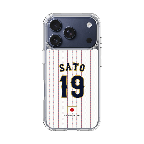 スリムプロテクションケース［ 侍ジャパン - ホーム #19 SATO ］