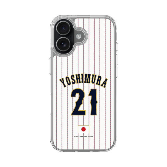スリムプロテクションケース［ 侍ジャパン - ホーム #21 YOSHIMURA ］