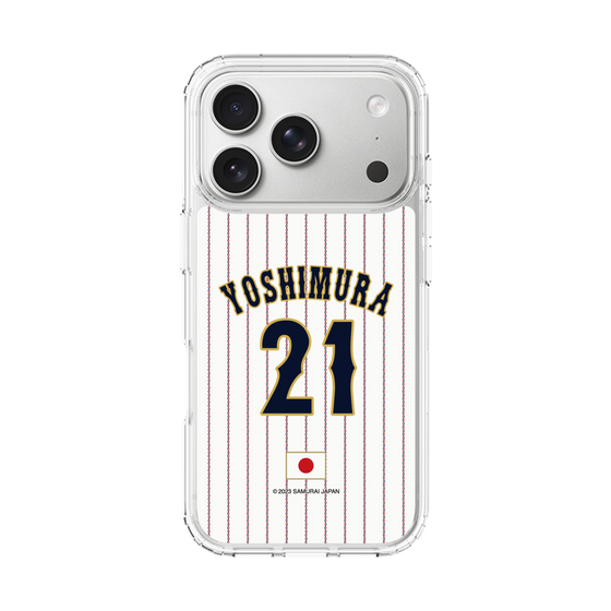 スリムプロテクションケース［ 侍ジャパン - ホーム #21 YOSHIMURA ］