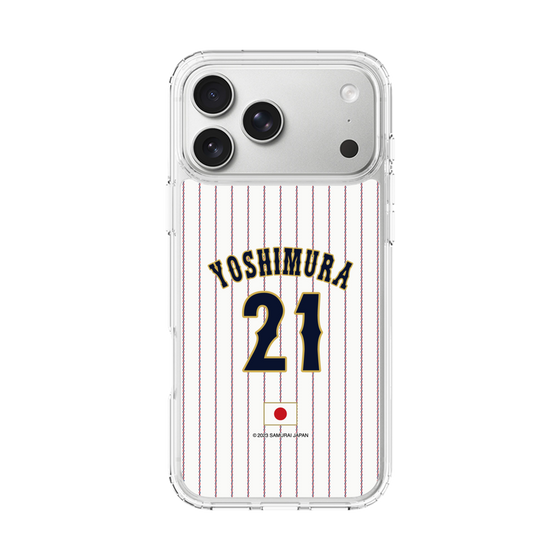 スリムプロテクションケース［ 侍ジャパン - ホーム #21 YOSHIMURA ］