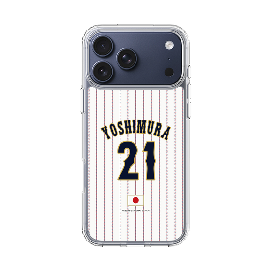 スリムプロテクションケース［ 侍ジャパン - ホーム #21 YOSHIMURA ］