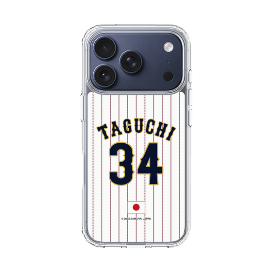 スリムプロテクションケース［ 侍ジャパン - ホーム #34 TAGUCHI ］